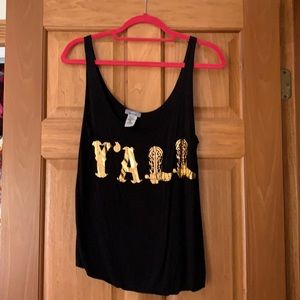 Y’all black tank